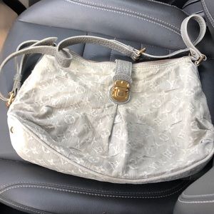 Louis Vuitton gray denim slightly
